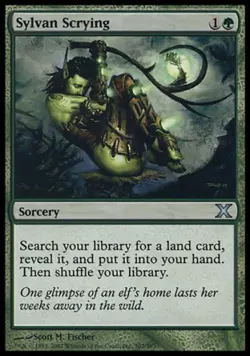 Sylvan Scrying - Medium Play MTG 10th Edition - Image 1