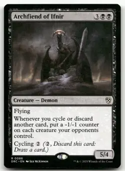 Archfiend of Ifnir #86 (NM) Aetherdrift DRC Magic MTG - Image 1
