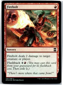 Magic the Gathering Firebolt Eternal Masters Foil x1 MTG Free Shipping! - Image 1