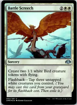 Magic the Gathering Battle Screech Dominaria Remastered Foil x1 MTG - Image 1