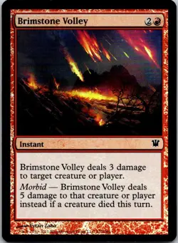 Magic the Gathering Foil Brimstone Volley Innistrad MTG Free Shipping! - Image 1
