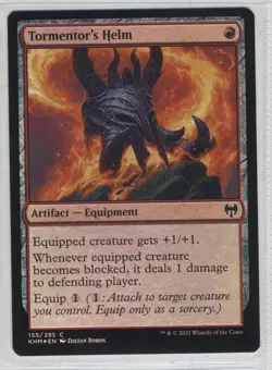 Magic the Gathering Tormentor's Helm Kaldheim Foil x1 MTG Free Shipping! - Image 1