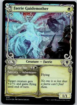 Magic the Gathering Faerie Guidemothe Foil Throne of Eldraine MTG Free Shipping! - Image 1