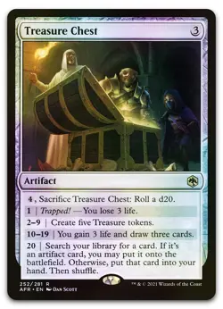 Treasure Chest #252 (Foil) (NM) Forgotten Realms AFR Magic MTG - Image 1
