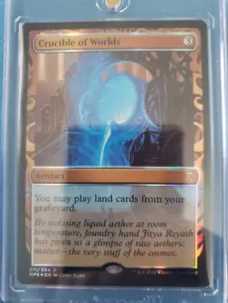 2x Crucible Of Worlds Kaladesh Masterpiece Inventions Foil MTG Magic NM/M - Image 5