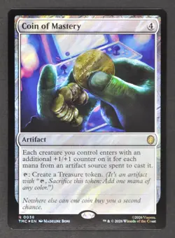 MTG Teenage Mutant Ninja Turtles (TMC) ~ Coin of Mastery (Surge Foil) (R) 0038 - Image 1