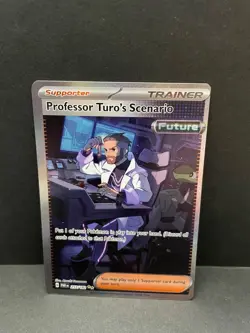 Pokemon Professor Turo's Scenario 257/182 Paradox Rift SIR - MINT/NM - Image 1