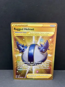 Rugged Helmet 228/198 Secret Rare Chilling Reign Pokemon NM - Image 1