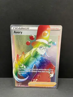 Avery 211/198 NM/M Swsh06 Sword & Shield Chilling Reign Rainbow Pokemon TCG - Image 1