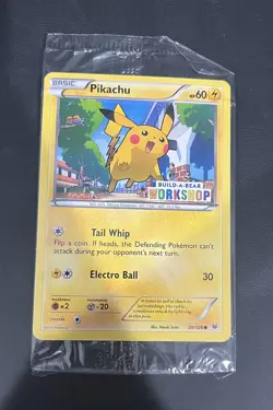 Pokemon TCG Pikachu Build-A-Bear Workshop Promo 20/108 SEALED - Image 2