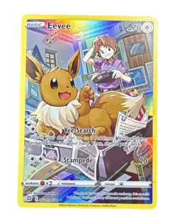 Eevee ULTRA RARE Trainers Gallery CHR TG11/TG30 Brilliant Stars 2022 Pokemon TCG - Image 1