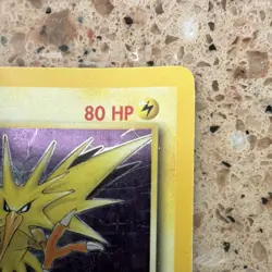 Pokemon Zapdos 15/62 Fossil Unlimited Basic 80 HP Holo Rare WOTC 1999 - Image 4