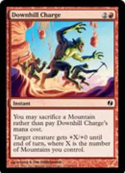 Downhill Charge - Light Play MTG Duel Decks: Venser vs Koth - Image 1