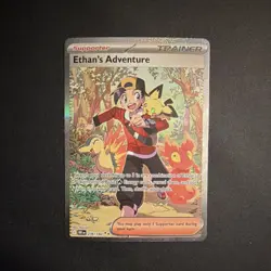 Pokemon Ethan's Adventure Trainer Full Art Holo 236/182 Destined Rivals Special… - Image 1