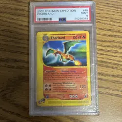 Pokemon TCG Charizard Expedition 40/165 PSA 6 - Image 1