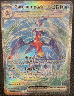 Pokemon TCG Garchomp ex 245/182 Paradox Rift Special Illustration Rare Holo 320… - Image 1