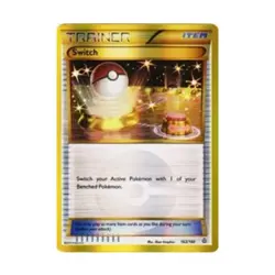Pokemon XY - Primal Clash Switch (163 Secret Rare) (SR) #163 (Holo) VG- - Image 1