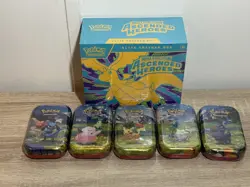 Pokemon Mega Evolution Ascended Heroes Elite Trainer Box Kit 5 Mini Tins - Image 1