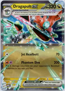 Dragapault ex Oversized/Jumbo 073/131 (NM) - Prismatic Evolutions - Pokemon TCG - Image 1