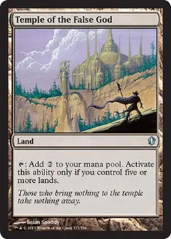 Temple of the False God - Near Mint MTG Commander 2013 Edition - Image 1