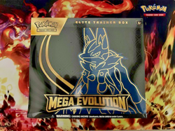 Mega Evolution Elite Trainer Box - Pokemon TCG Sealed - (Lucario) - ETB - Image 1