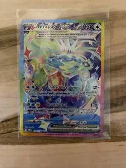Pokemon TCG Terapagos ex 169/131 SV Prismatic Evolutions SIR Full Art Holo - Image 1
