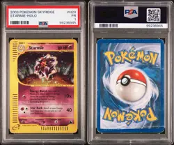 PSA 1 Starmie 2003 H28/H32 Skyridge Holo Pokemon Slab - Image 3