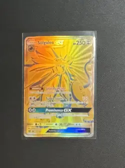 Pokemon Solgaleo GX - SM104a SM Promos - Promo NM Holo Gold Full Art - Image 1