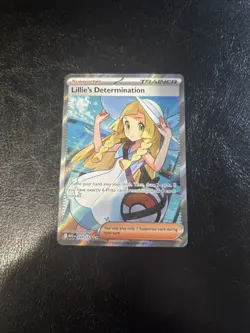 Lillie’s Determination 169/132 Full Art Trainer NM Pokemon ME01 - Image 1