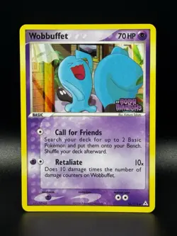 Pokemon TCG Wobbuffet 56/110 Holo Stamped EX Ruby & Sapphire EX Holon Phantoms - Image 1