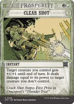 Clear Shot -Foil Near Mint MTG Outlaws of Thunder Junction: Breaking News - Image 1