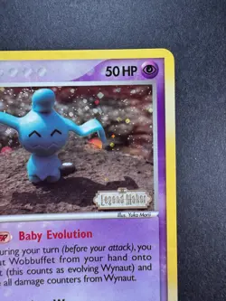 2006 Pokemon Wynaut EX Legend Maker Reverse Foil 71/92 STAMPED - Image 3