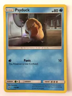 Pokemon TCG Psyduck Detective Pikachu 7/18 Holo - LP excellent - Image 1