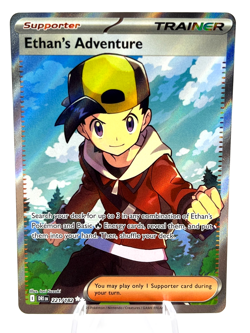 Ethan's Adventure 221/182 - Destined Rivals - Full Art Trainer - Pokemon - NM - Image 1