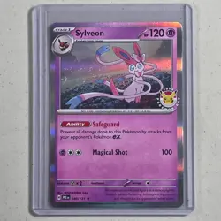 Sylveon Prismatic Evolutions Pokemon Day - 2025 Stamped Promo - Holo 040/131 NM - Image 1