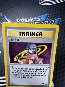 Sabrina Holo 20/132 Gym Challenge Unlimited Holo - Pokemon TCG LP/MP - Image 2