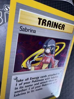 Sabrina Holo 20/132 Gym Challenge Unlimited Holo - Pokemon TCG LP/MP - Image 4