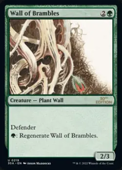 Wall of Brambles - Near Mint MTG 30th Anniversary Edition - Image 1