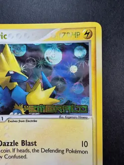2005 Pokemon Manectric EX Emerald Reverse Holo Stamped 16/106 - Image 3