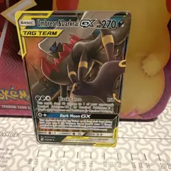 Pokemon TCG Umbreon & Darkrai GX Holo Ultra Rare Sm-Unified Minds 270 HP 125/236 - Image 1