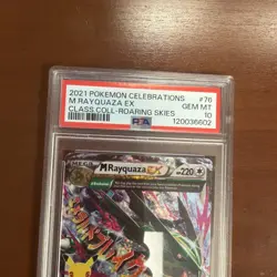 2021 POKEMON CELEBRATIONS CLASSIC COLL #76 M RAYQUAZA EX PSA 10🔥📈 - Image 2