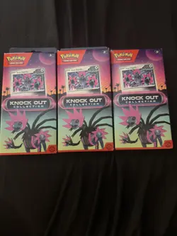Iron Jugulis Knock Out Collection| 3 boxes | Pokemon TCG | New | Factory Sealed - Image 1
