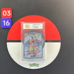 Pokemon TCG S-Chinese Charizard ex CSV5C 145/129 SR Grade10 - Image 1