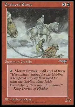 Enslaved Scout (1) - Light Play MTG Alliances - Image 1