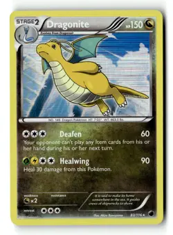 Pokemon Card Dragonite LP Plasma Freeze Holo Rare 83/116 - Image 1