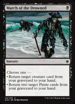 March of the Drowned -Foil Light Play MTG Ixalan - Image 1