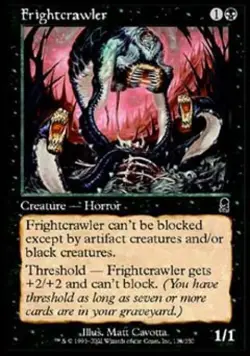 Frightcrawler -Foil Medium Play MTG Odyssey - Image 1