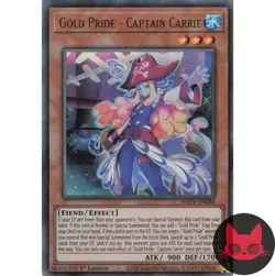 Yugioh Gold Pride - Captain Carrie PHHY-EN088 Ultra Rare 1st Edition NM - Image 1