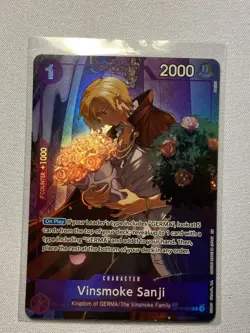 One Piece TCG – Vinsmoke Sanji Treasure Rare Alt Art OP10-063 (OP12 TR) NM - Image 1