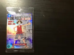 (4 SEALED) Bandai One Piece CCG Monkey.D.Luffy US Voyage Promo Foil Card P-055 - Image 1